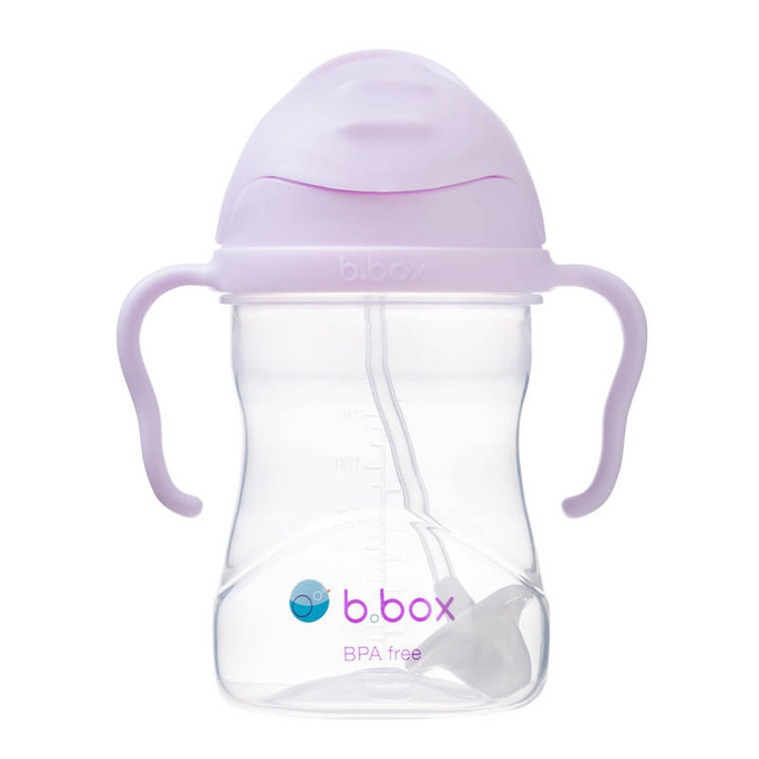 B.box bidon dla dzieci - kubek niekapek ze słomką 240 ml Gelato Boysenberry