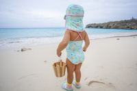 Playshoes Czapka letnia z ochroną UV dla niemowlaka – czapka z daszkiem dziecięca Jednorożec
