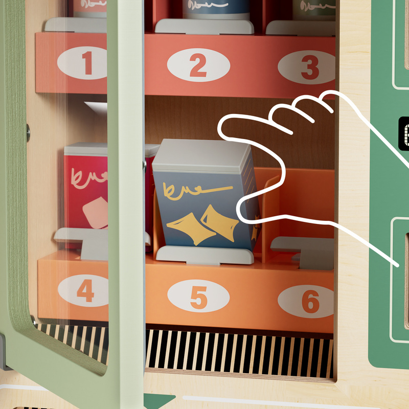 Topbright Zabawkowy automat sprzedający Shop&Go | edukacyjna zabawka 36m+, OUTLET