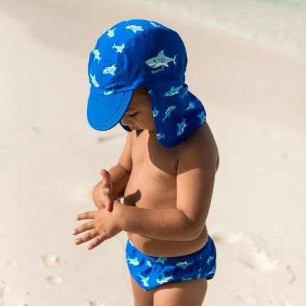 Playshoes Kąpielówki dla niemowlaka – kąpielówki dla dzieci Rekin niebieskie 