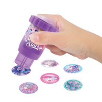 Nebulous Stars Stempel z Naklejkami - Sticker Stamper  220 naklejek Fioletowy 6+ 
