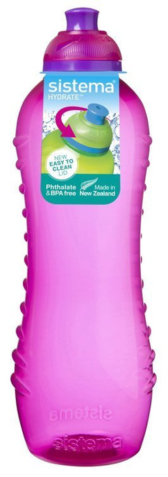 Butelka 620ml Squeeze Sistema różowa