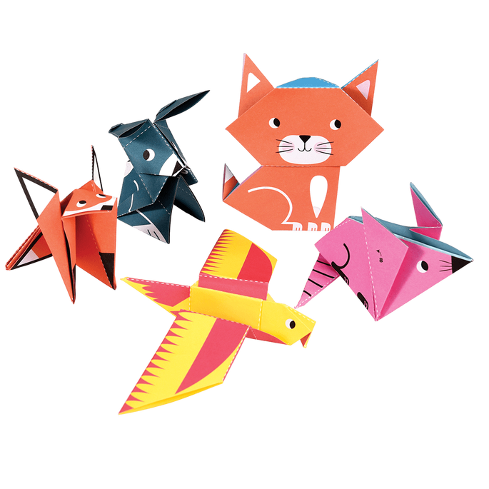 Papier dwustronny origami do tworzenia zwierząt, Rex London