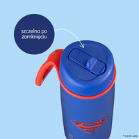 Superman by b.box Butelka termiczna ze stali nierdzewnej | składany ustnik 690 ml 
