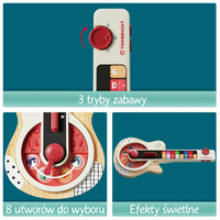 Topbright Gitara interaktywna dla dzieci - zabawka muzyczna 18m+