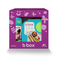 Zestaw Sportowa butelka tritanowa 450 ml + Mini Lunchbox, Ocean Breeze, b.box