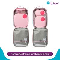  b.box Torba termiczna z rączką na lunchbox do szkoły – torba termoizolacyjna śniadaniowa dla dzieci Morning Sky