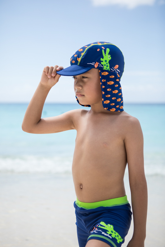 Playshoes Czapka UV dziecięca z daszkiem Krokodyl 