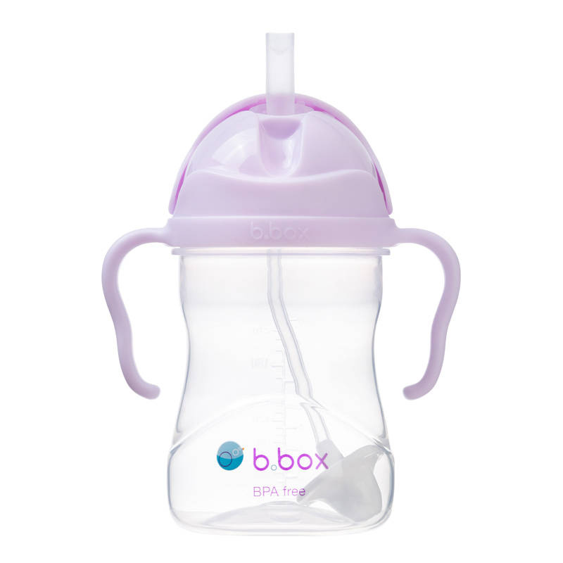 B.box bidon dla dzieci - kubek niekapek ze słomką 240 ml Gelato Boysenberry