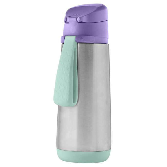 B.box butelka termiczna sportowa z ustnikiem 500 ml Lilac Pop