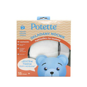 ZESTAW Chusteczki nawilżane Kinder by Nature + Nocnik 2w1 biało-szary Potette
