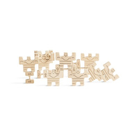 Drewniana układanka, równoważnia CYRKOWI ATLECI, kolor naturalny, Babai, EKO