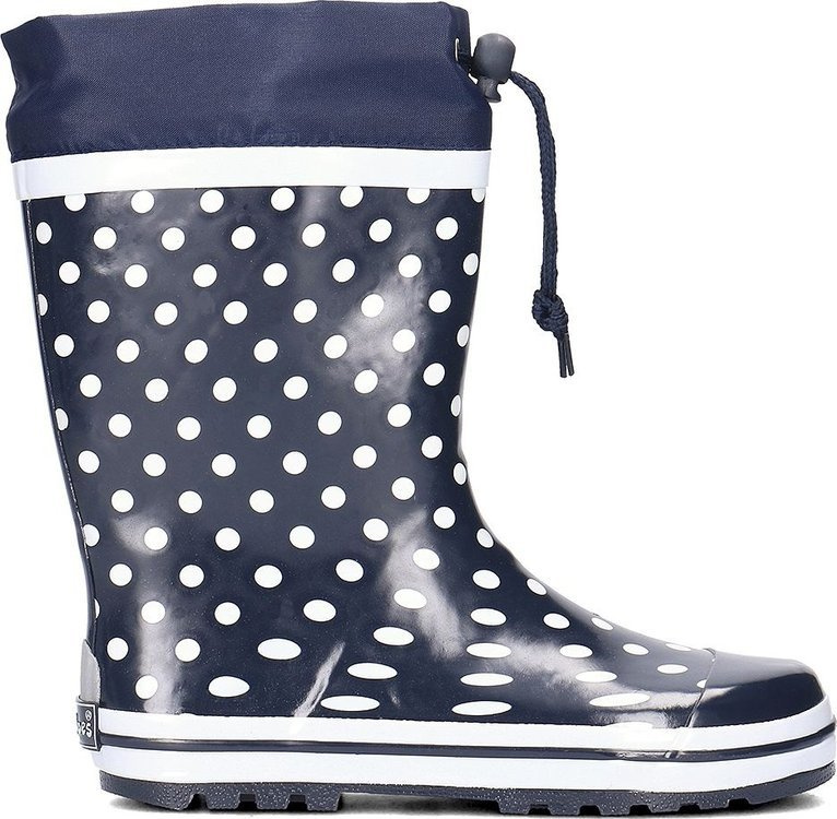 Kalosze rozm. 24/25, granatowe w kropki, Playshoes