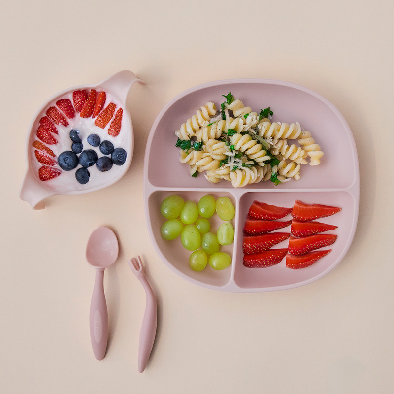 b.box Pierwsze sztućce BLW dla niemowląt, Sage