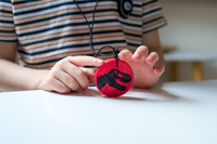 Gryzak antystresowy dinozaur, Jellystone Designs + PORADNIK LOGOPEDYCZNY