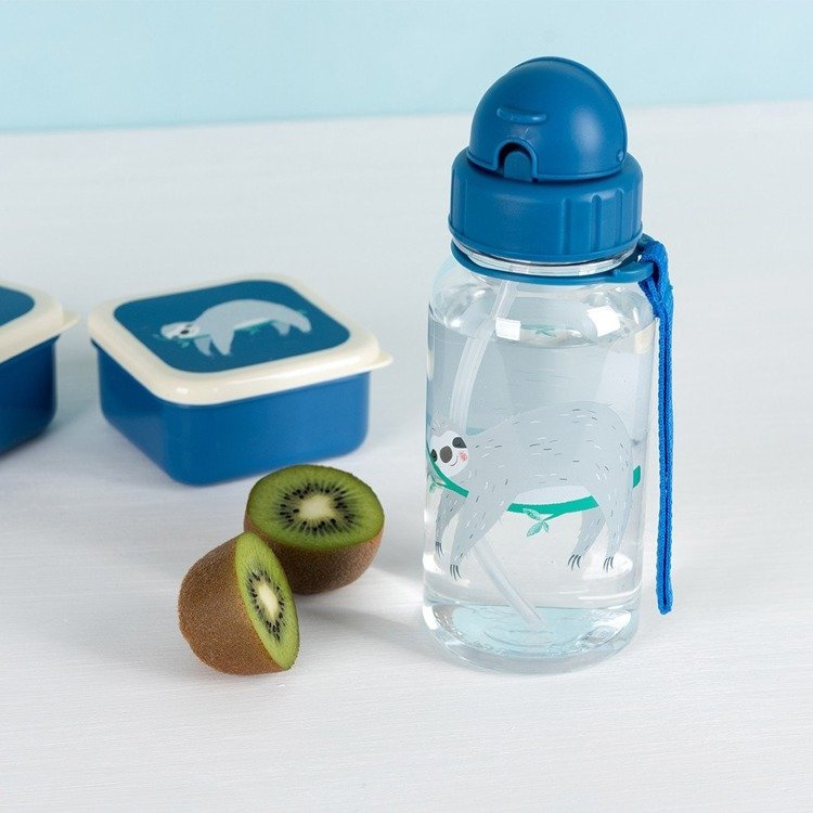 Rex London Bidon ze słomką 500 ml Leniwiec