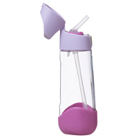 b.box Bidon dla dziecka - butelka na wodę ze słomką tritanowa 600ml Sugar Plum