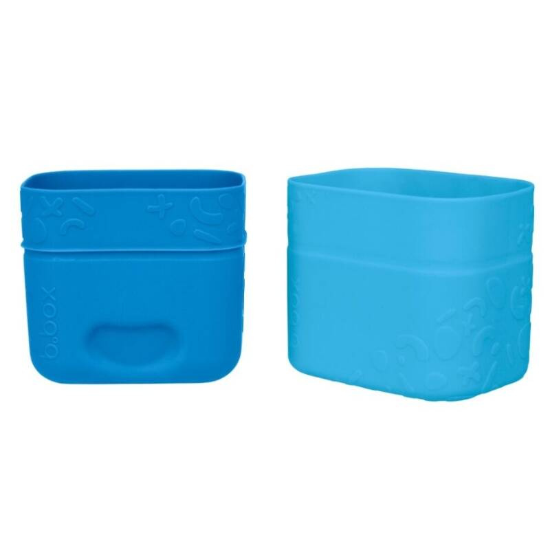 Silikonowe pojemniczki na przekąski, 2 szt., Ocean, b.box OUTLET