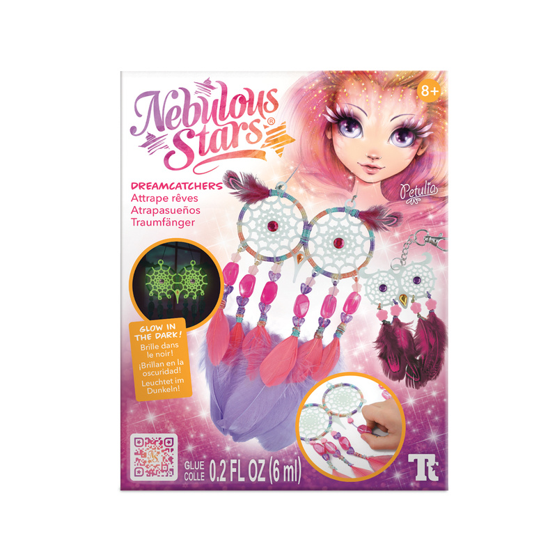 Nebulous Stars Zestaw kreatywny Łapacz snów dla dzieci 8+ | sówki świecące w ciemności