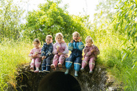 Kalosze ocieplane rozm. 28/29, granatowe, Playshoes