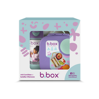 Zestaw Sportowa butelka tritanowa 450 ml + Mini Lunchbox, Lilac Pop, b.box