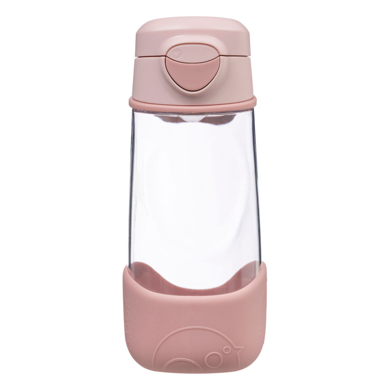 B.box Butelka na wodę - bidon z ustnikiem  dla dziecka tritanowy 450 ml Blush Crush