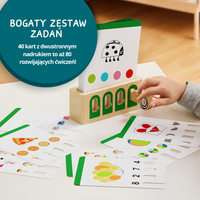 Topbright Logiczne Łamigłówki | Edukacyjna gra karciana z kluczem – Poziom zaawansowany 36m+