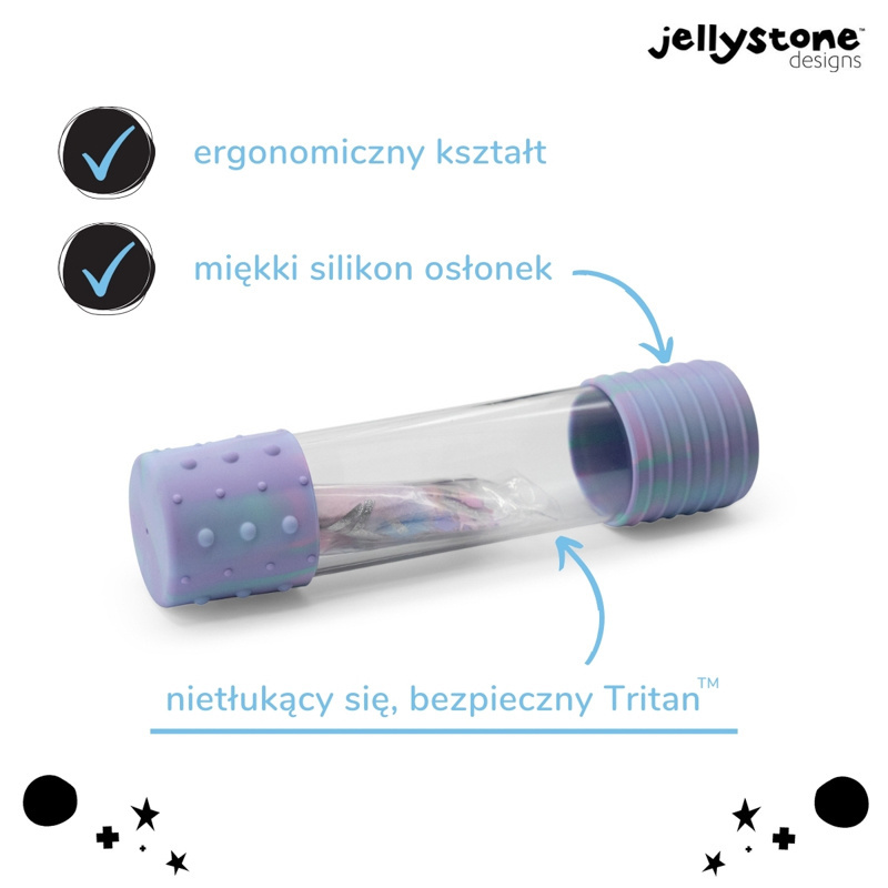 Butelka sensoryczna DIY, Jednorożec, Jellystone Designs