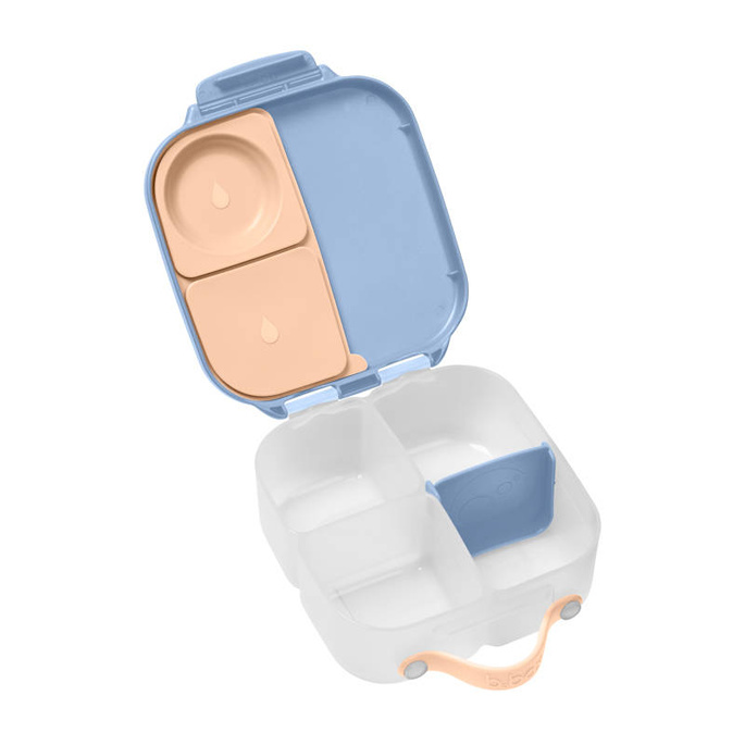 B.box lunchbox dla dzieci do szkoły - szczelna mini śniadaniówka z przegródkami Feeling Peachy