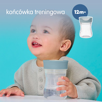 b.box kubek do nauki picia dla dziecka - zestaw 3w1 240 ml, Latte OUTLET