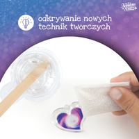 Nebulous Stars Zestaw do robienia biżuterii dla dzieci – zawieszka talizman 8 szt. 8+ Eclipsia, OUTLET