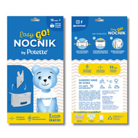 Potette EasyGo nocnik turystyczny składany jasnoszary 15 m+