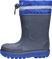 Kalosze dziecięce z ociepleniem i ściągaczem, granatowe, Playshoes