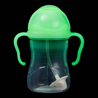 Bidon ze słomką 240ml, Glow in the dark, b.box, OUTLET