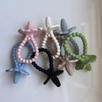 Gryzak silikonowy Soczysta Malina Plus, różowy, RazBaby, OUTLET