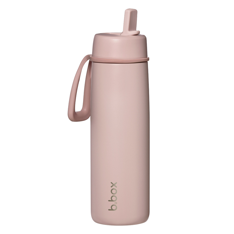 b.box Butelka termiczna ze stali nierdzewnej | składany ustnik 690 ml, Blush Crush