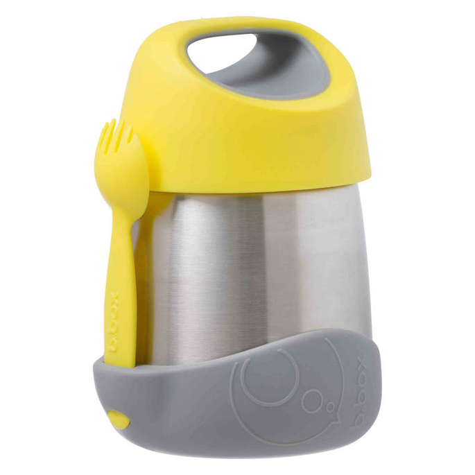 B.box Termos obiadowy na zupę i obiad  dla dzieci  335 ml Lemon Sherbet