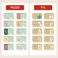 Topbright Liczę owoce Zabawka edukacyjna do nauki liczenia dla dzieci 36 mies.+