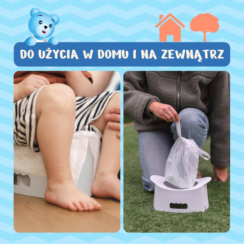 Potette EasyGo nocnik turystyczny składany jasnoszary 15 m+