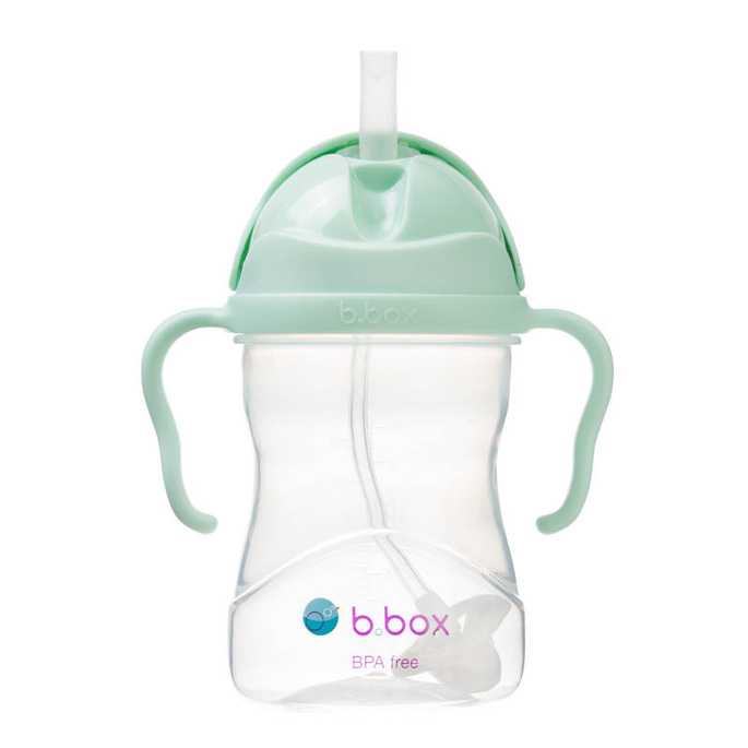 B.box bidon dla dzieci - kubek niekapek ze słomką 240 ml Gelato Pistachio