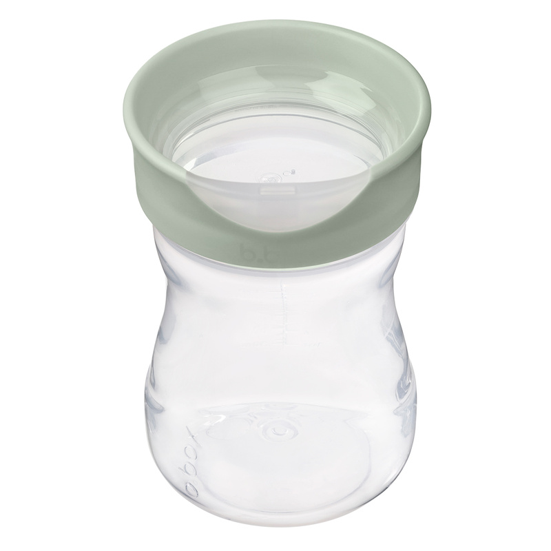b.box kubek do nauki picia dla dziecka - zestaw 3w1 240 ml, Sage