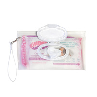 Zestaw Chusteczki nawilżane Kinder by Nature odpowiednie dla noworodków i dzieci 6 opakowań (336 szt.) + etui