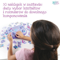 Nebulous Stars Winylowe Naklejki Dekoracyjne - Aura i Blizzia 50 sztuk 6+ 