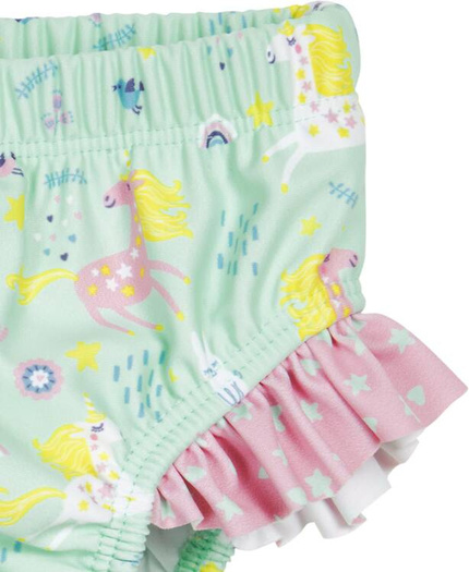 Playshoes Kąpielówki dla niemowlaka – kąpielówki dla dzieci Jednorożec niebieskie