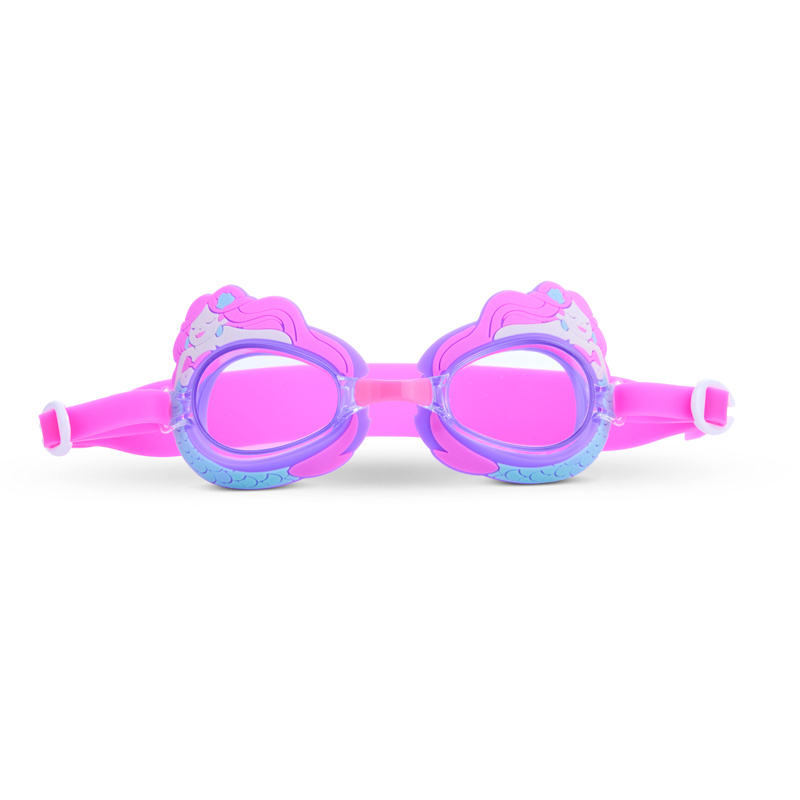 Aqua2ude Okulary do pływania dla dzieci – Mini syrenka, fiolet – anti-fog, ochrona UV, 3+