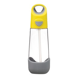 b.box Bidon dla dziecka - butelka na wodę ze słomką tritanowa 600ml Lemon Sherbet