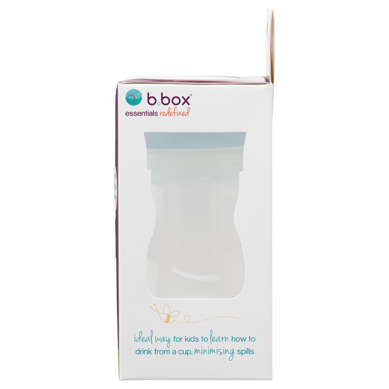 B.box Kubek do nauki picia dla dziecka - kubek treningowy plastikowy 240 ml Ocean, OUTLET