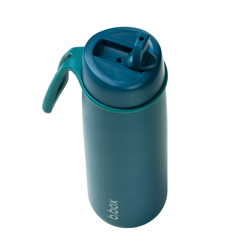 b.box Butelka termiczna ze stali nierdzewnej | składany ustnik 690 ml, Sea Glass