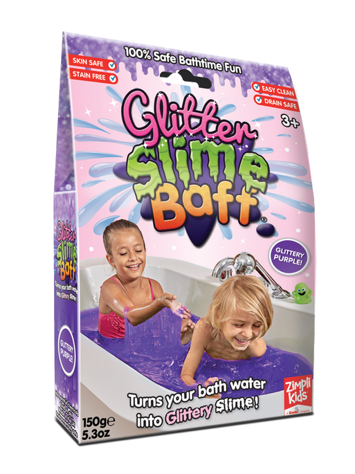 Zestaw do robienia glutów, Slime Baff Glitter, fioletowy,  3+, Zimpli Kids