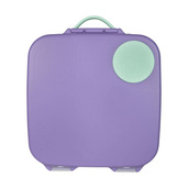 B.box Lunchbox dla dzieci do szkoły - szczelna śniadaniówka z przegródkami i wkładem chłodzącym Lilac Pop
